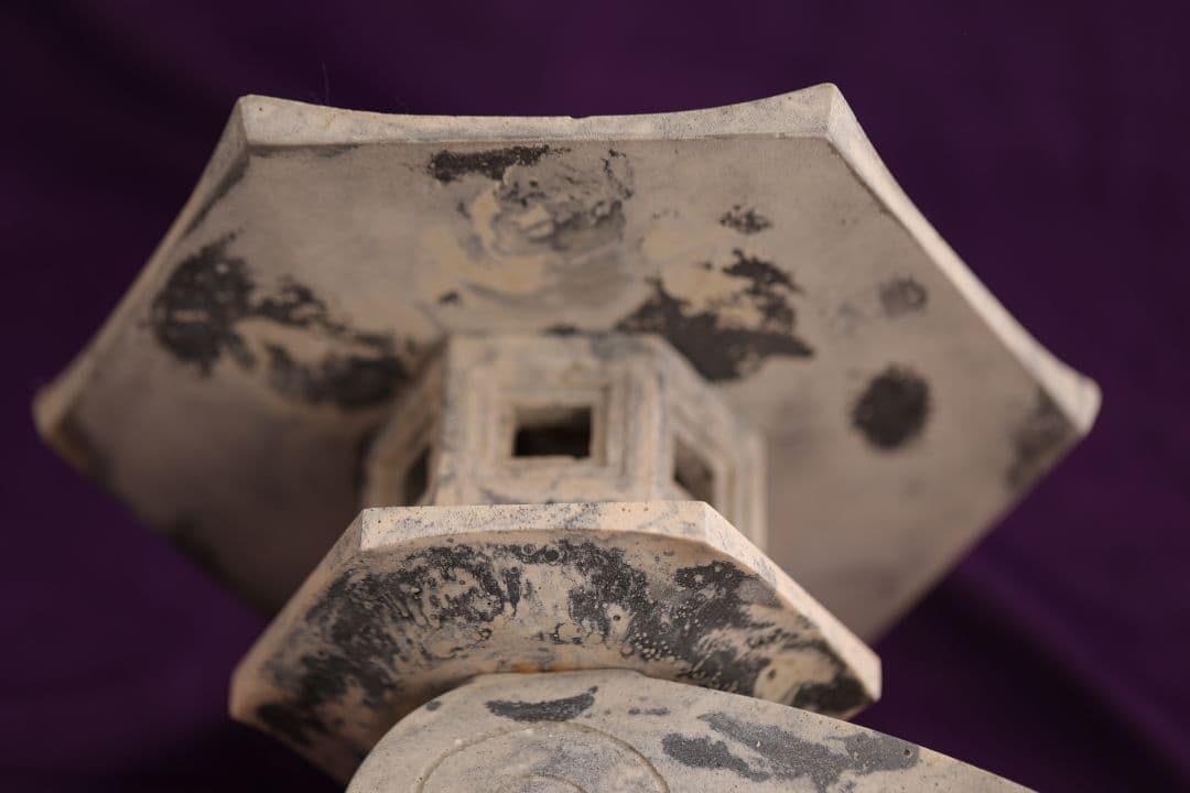 【風情ある石造り】ミニ灯篭 遠州灯篭 盆栽 庭園 ミニチュア 置物 和室