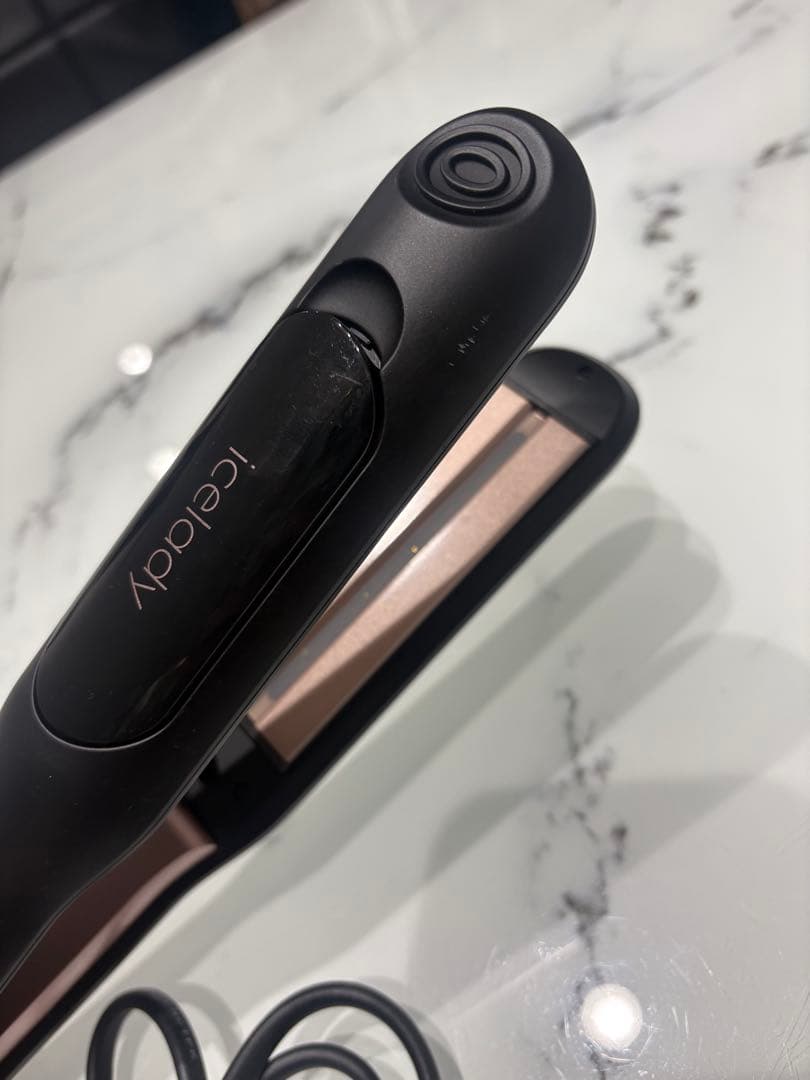 icelady Notime ヘアアイロン 黒とローズゴールド