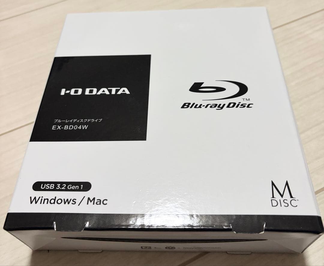 I-O DATA ブルーレイドライブ Win/Mac対応 EX-BD04W