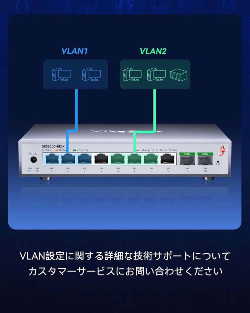 ルーター・ネットワーク機器 XikeStor SKS8310-8X 10GE