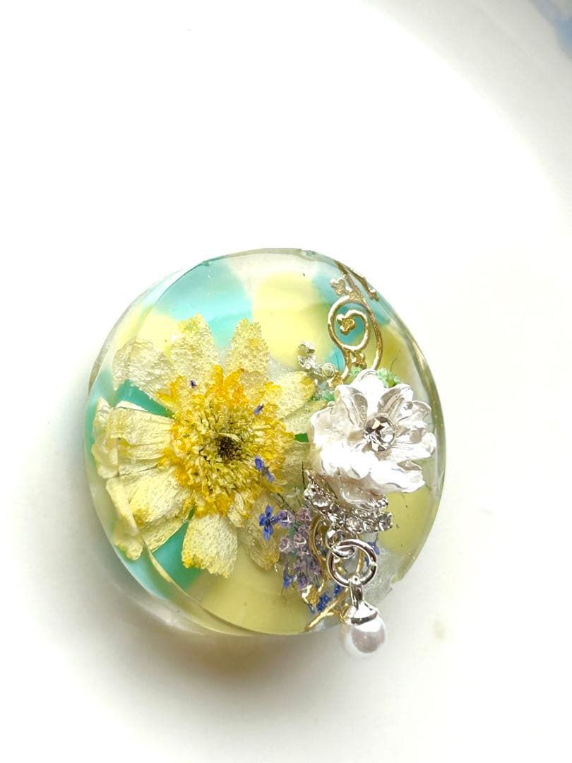 新作☆レジンヘアゴム　sweet magic グリーン