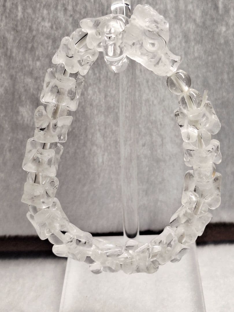 クリアクォーツ 龍 ブレスレット