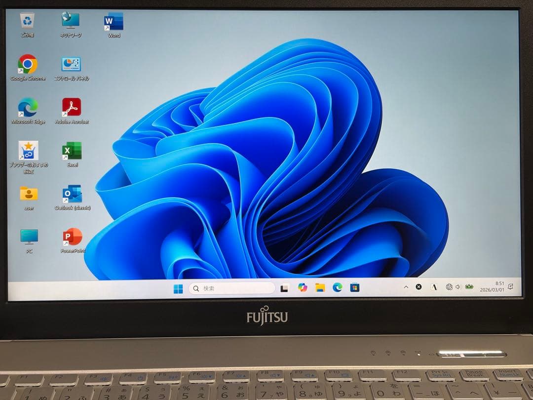 モバイル ノートパソコン FMV FMVS75WWP