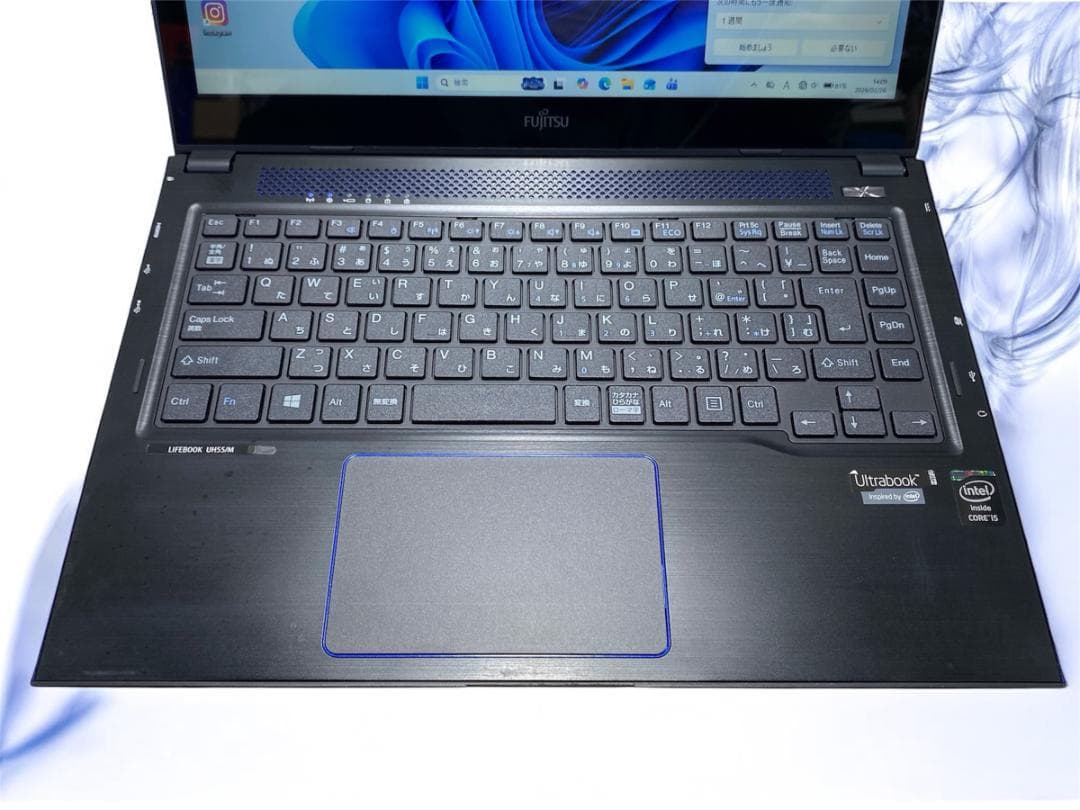 【保証付】富士通 LIFEBOOK UH55/M i5 4GB 240G SSD