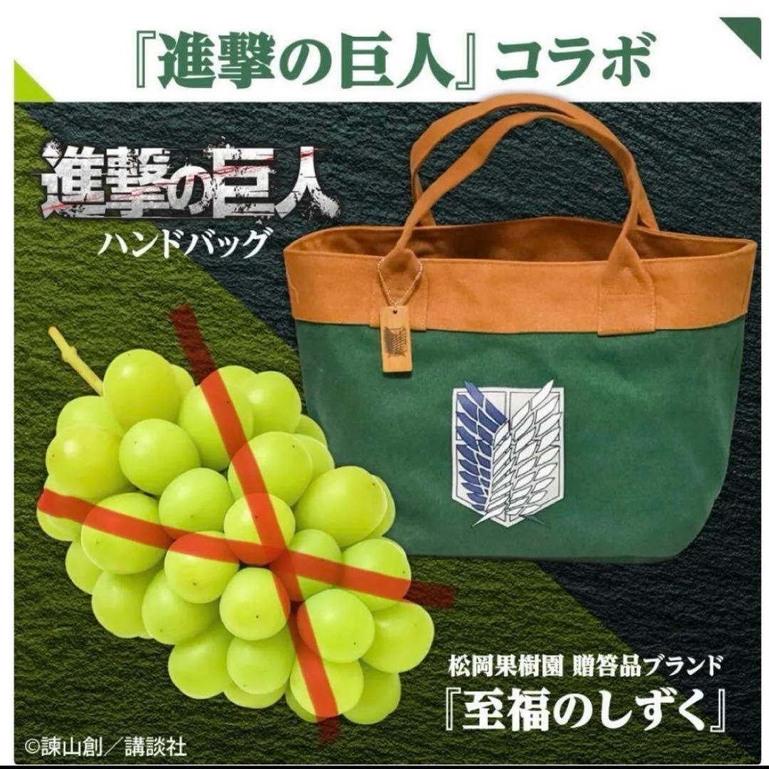 限定 進撃の日田 ハンドバッグ トートバッグ 進撃の巨人 調査兵団 未開封 新品