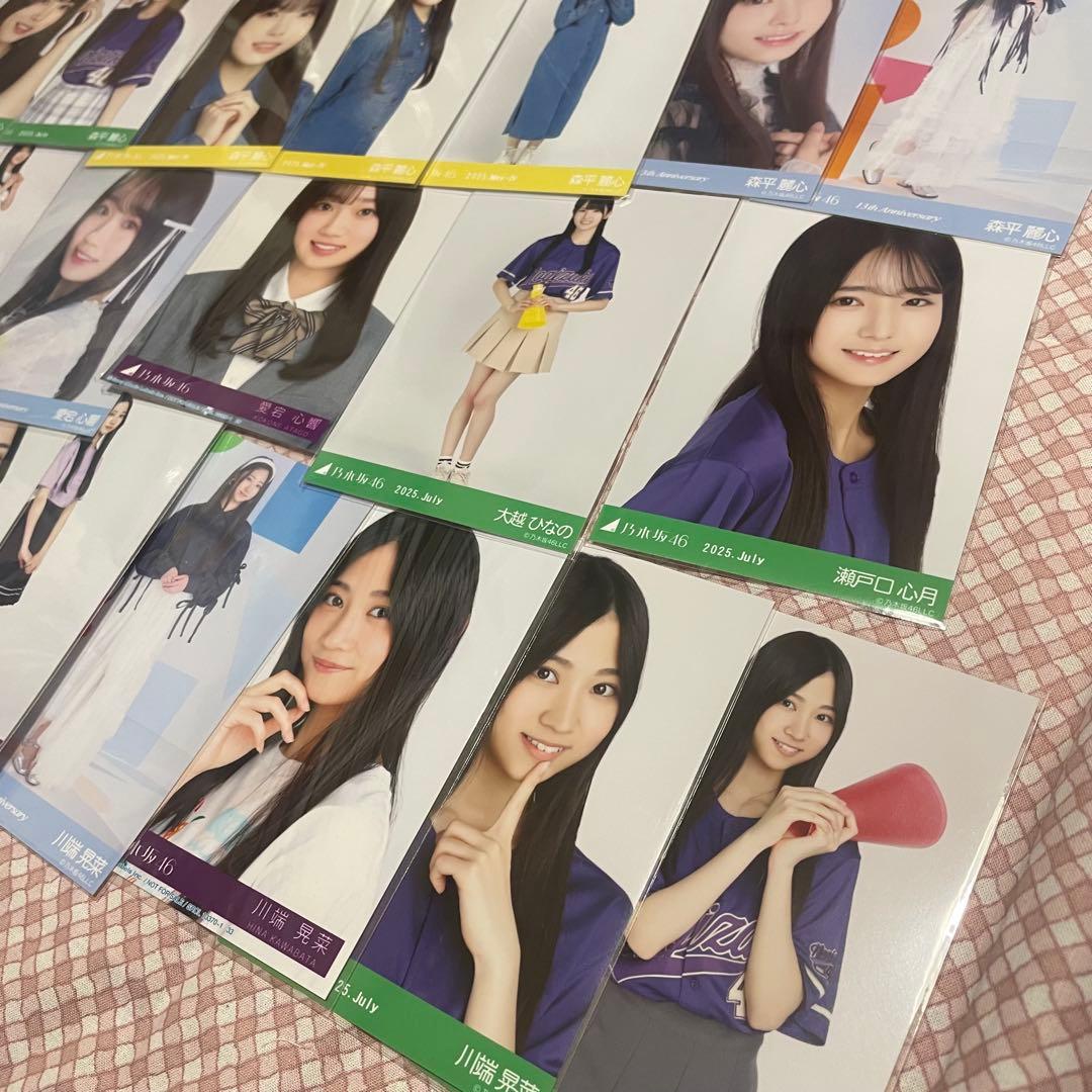 乃木坂46 6期生生写真まとめ売り ベースボールシャツ 封入