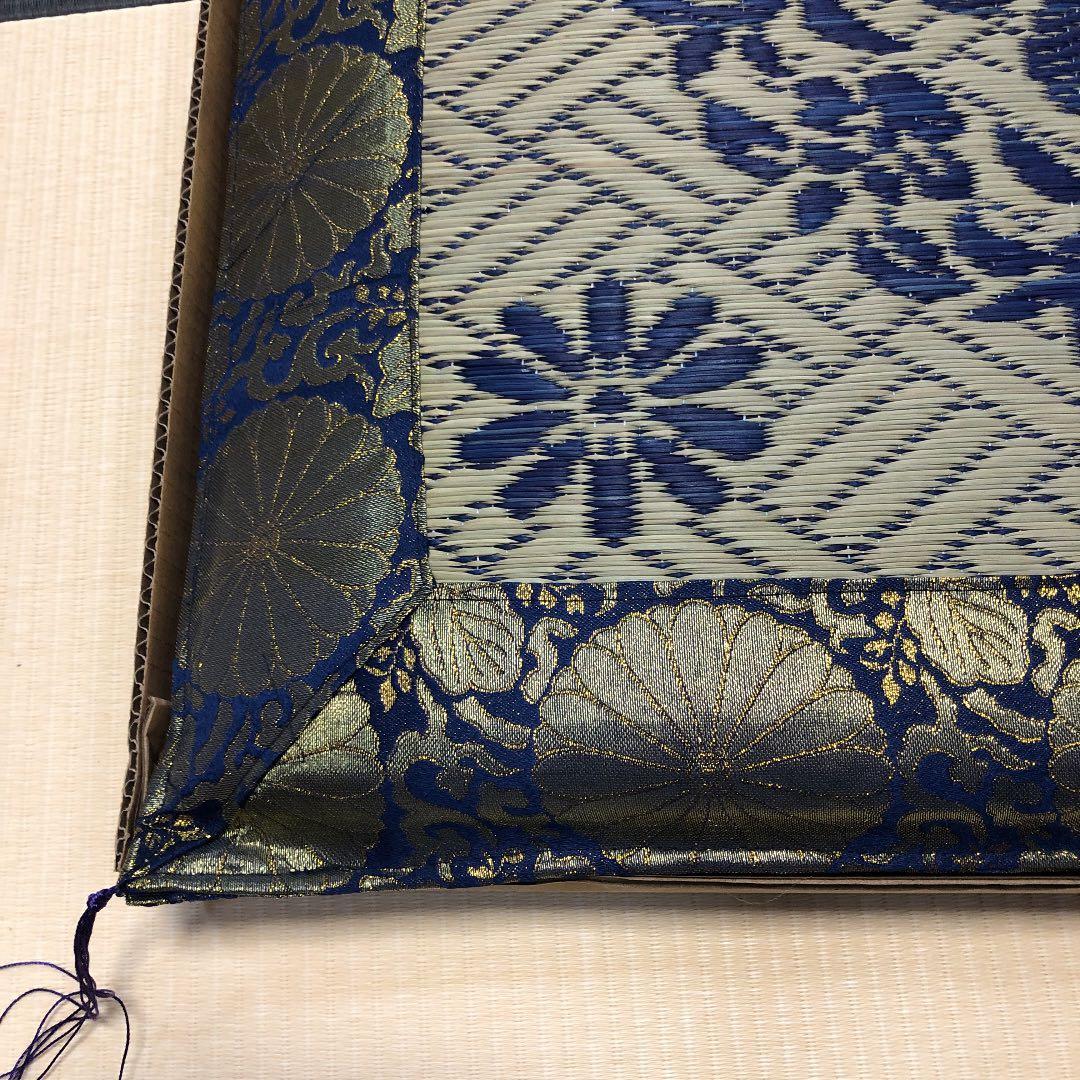 お盆の準備に〜★新品★い草 御前(仏前)座布団　箱に破れあり