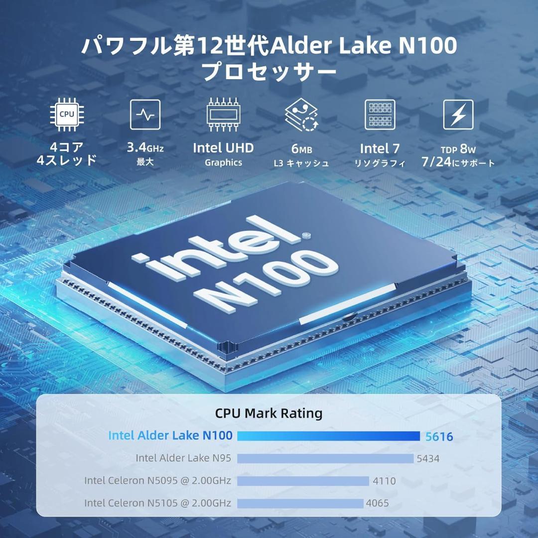 HiMeLE ミニPC Mini Quieter 4C 第12世代N100