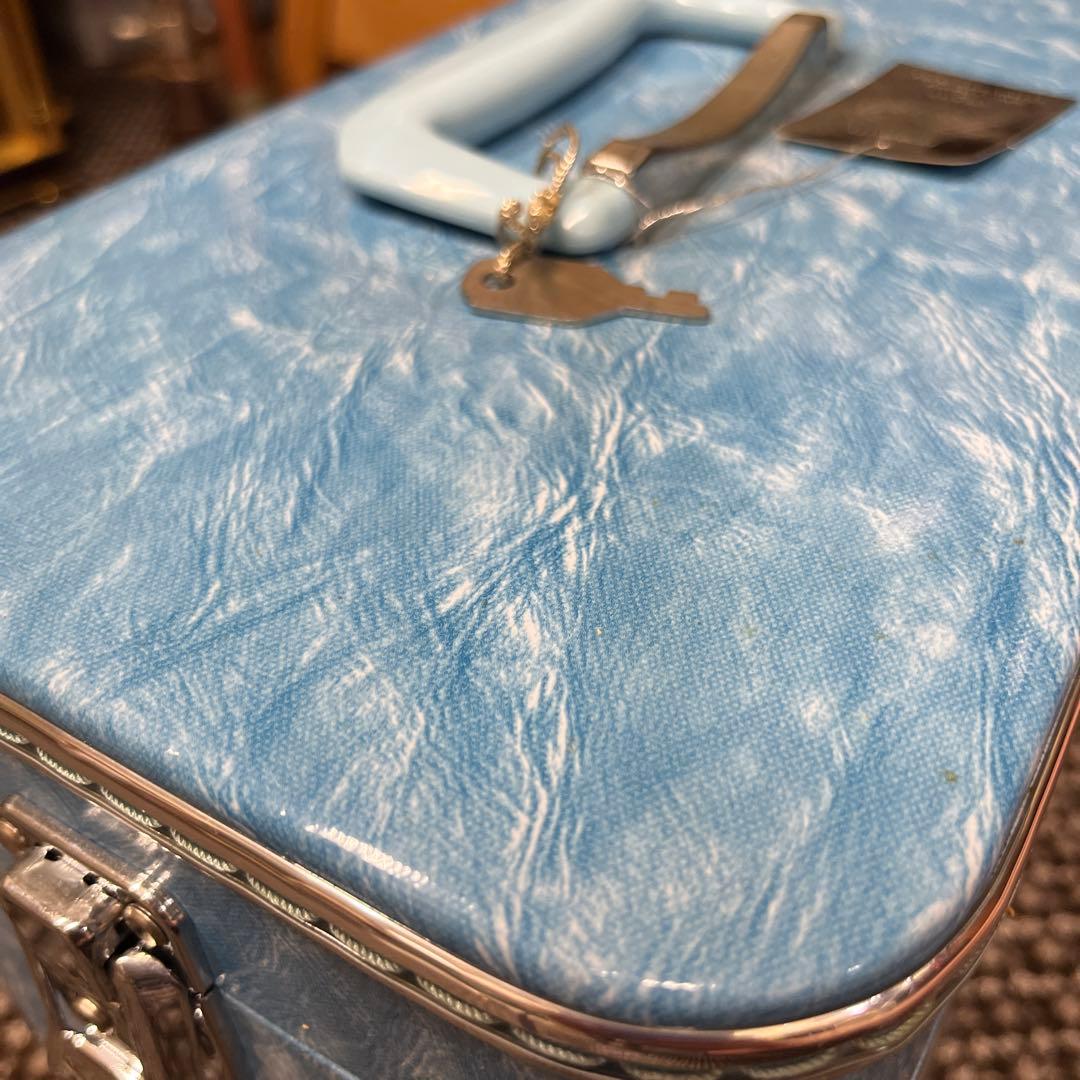 メイクボックス　バニティケース　鍵付き　美品　昭和レトロ