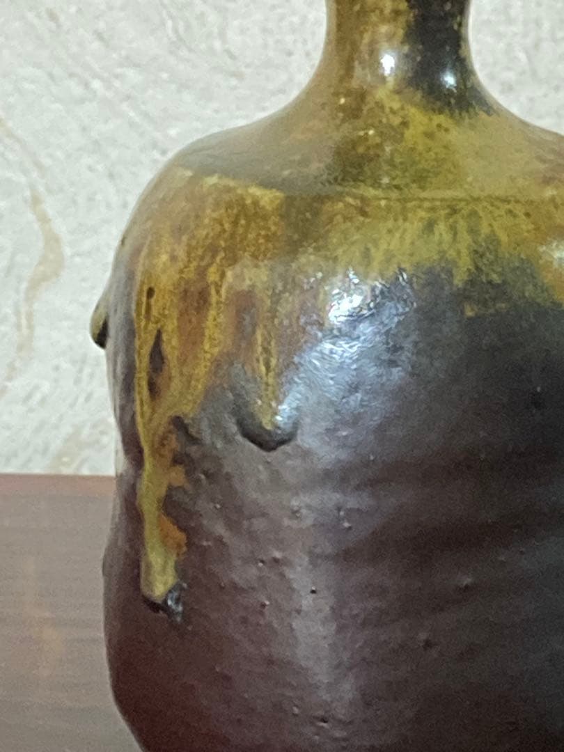 3/4までお値引き中　末田　恵［師：安倍安人] 伊部徳利（備前）