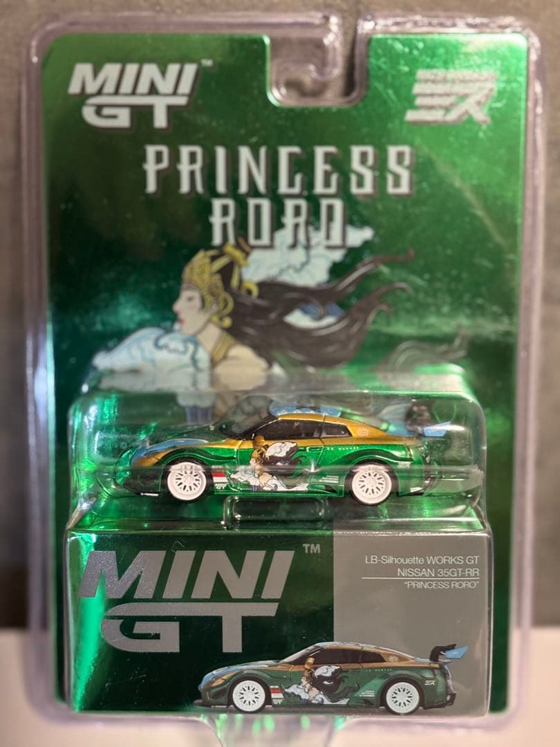 【限定】MINI GT 1/64 LBWK GT-R R35 プリンセス・ロロ