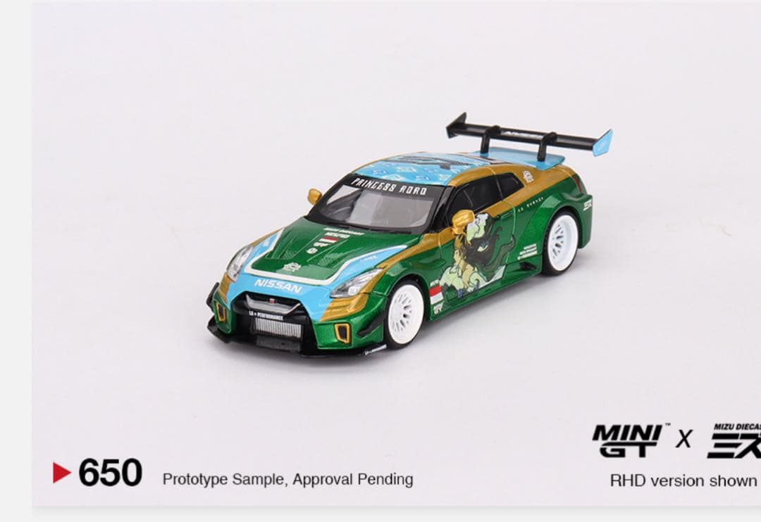 【限定】MINI GT 1/64 LBWK GT-R R35 プリンセス・ロロ