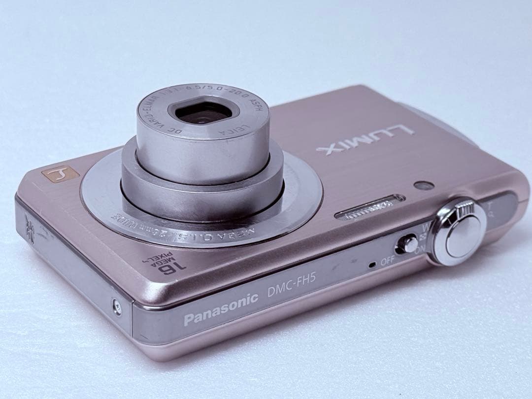 LUMIX DMC-FH5 ピンクゴールド 動作確認済 16MP コンデジ