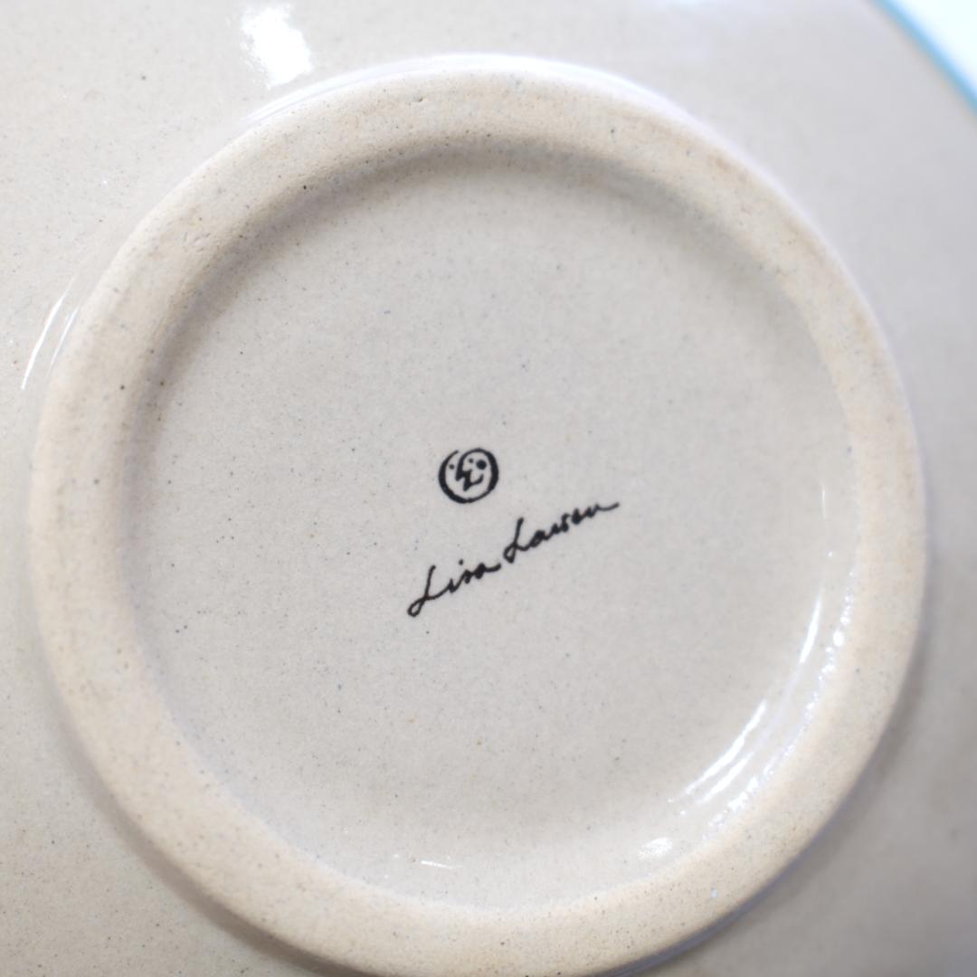 【未使用】ひゃっかいめのとり 益子の絵皿大２枚セット