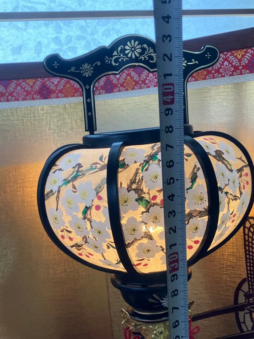 とうぎょくひな人形　毛氈付き　取り扱い説明書付き