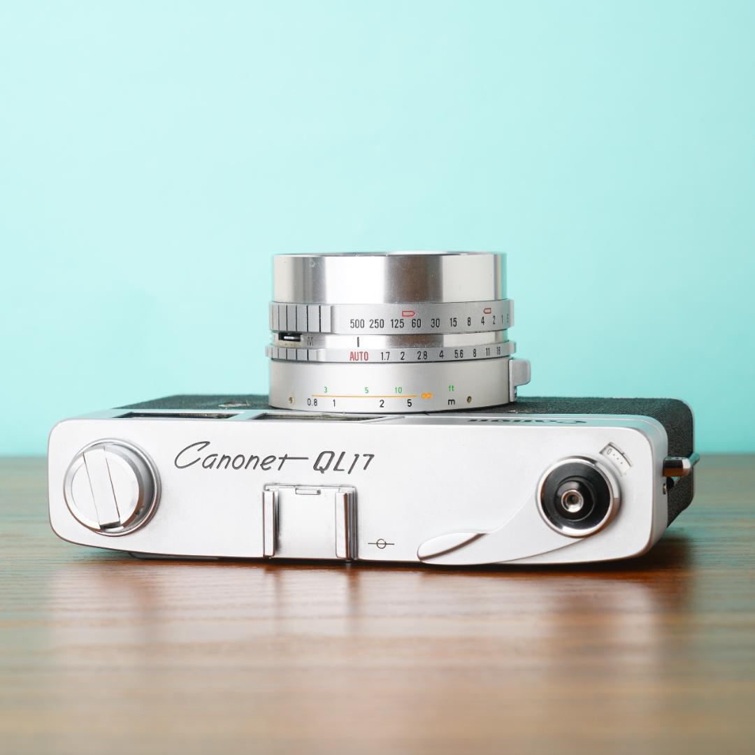 完動品◎CANON キャノネットQL17 フィルムカメラ #937