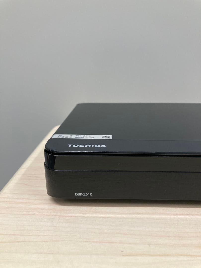 かなり綺麗　TOSHIBA REGZA ブルーレイ　DBR-Z 610