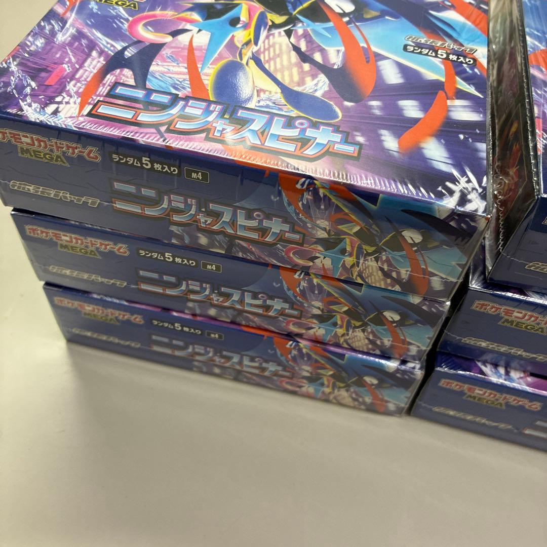 ポケモンカード ゲームMEGA ニンジャスピナー　シュリンク付　6BOX