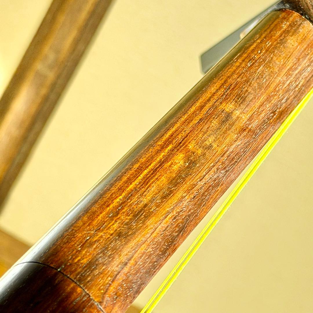 訳あり 中棹三本継三味線 紅木or紫檀・丸打胴・樹脂撥付き