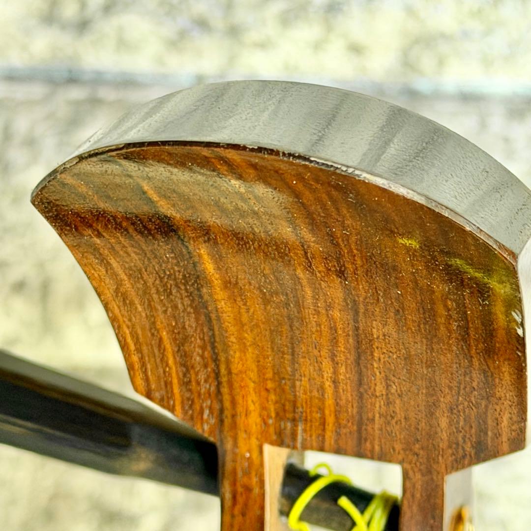 訳あり 中棹三本継三味線 紅木or紫檀・丸打胴・樹脂撥付き