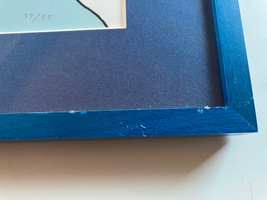 あ*い様 さかざきちはる（坂崎千春）　版画　ペンギン　55枚限定　エディションナ