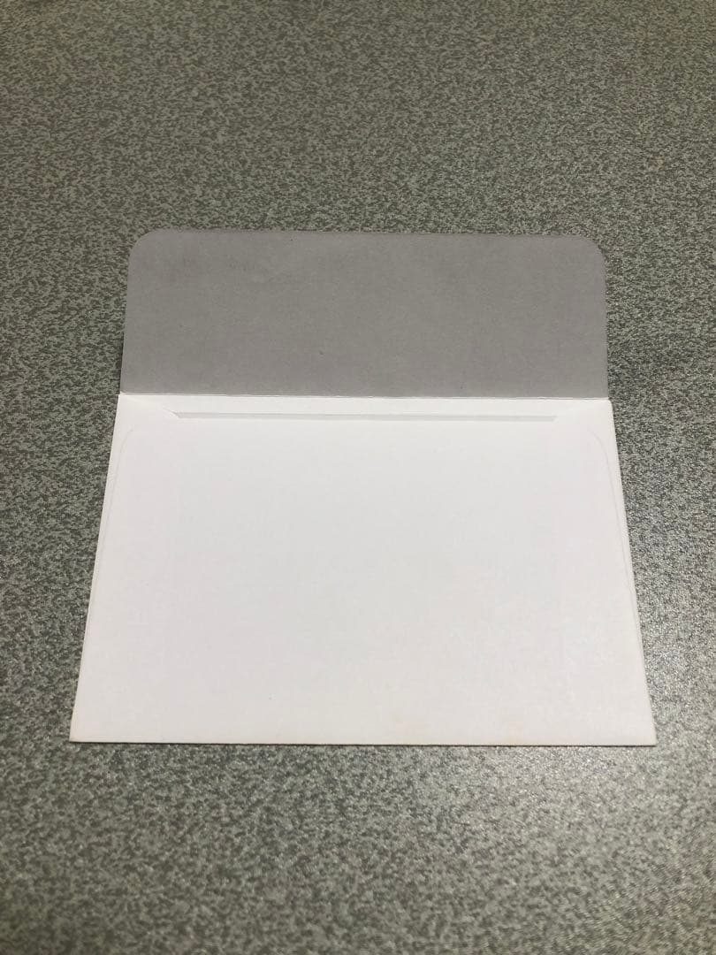 遊戯王　白封筒(横スリーブ付き)