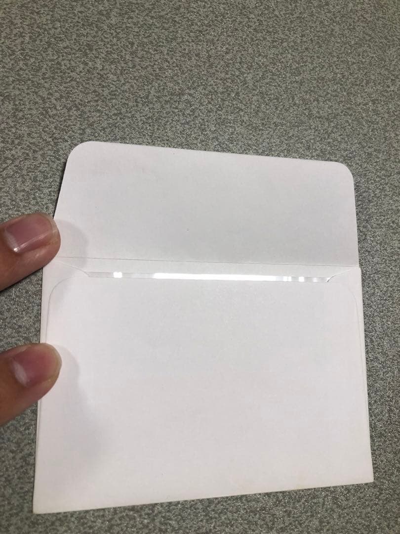 遊戯王　白封筒(横スリーブ付き)