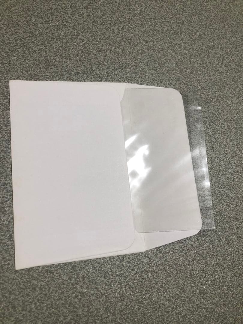 遊戯王　白封筒(横スリーブ付き)