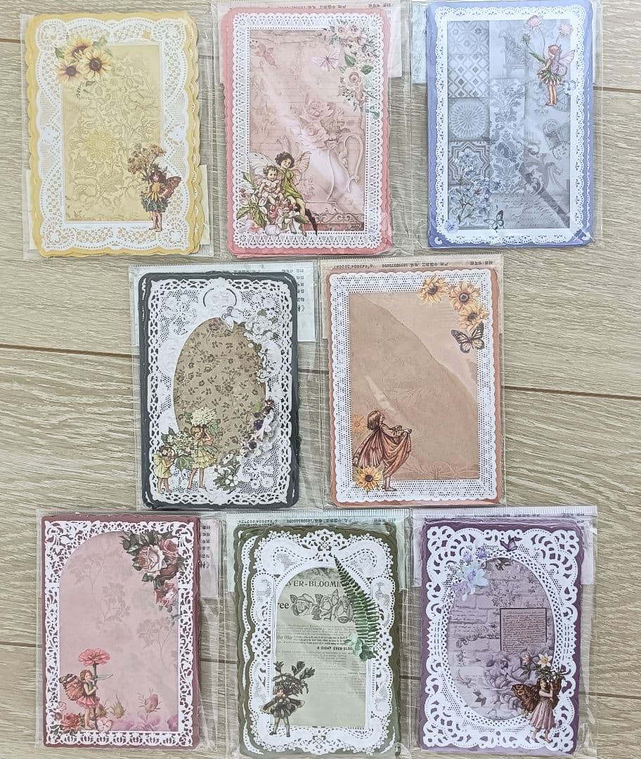 ラスト♡　フラワーフェアリーズ　ステッカー　メモ　44点　まとめ売り