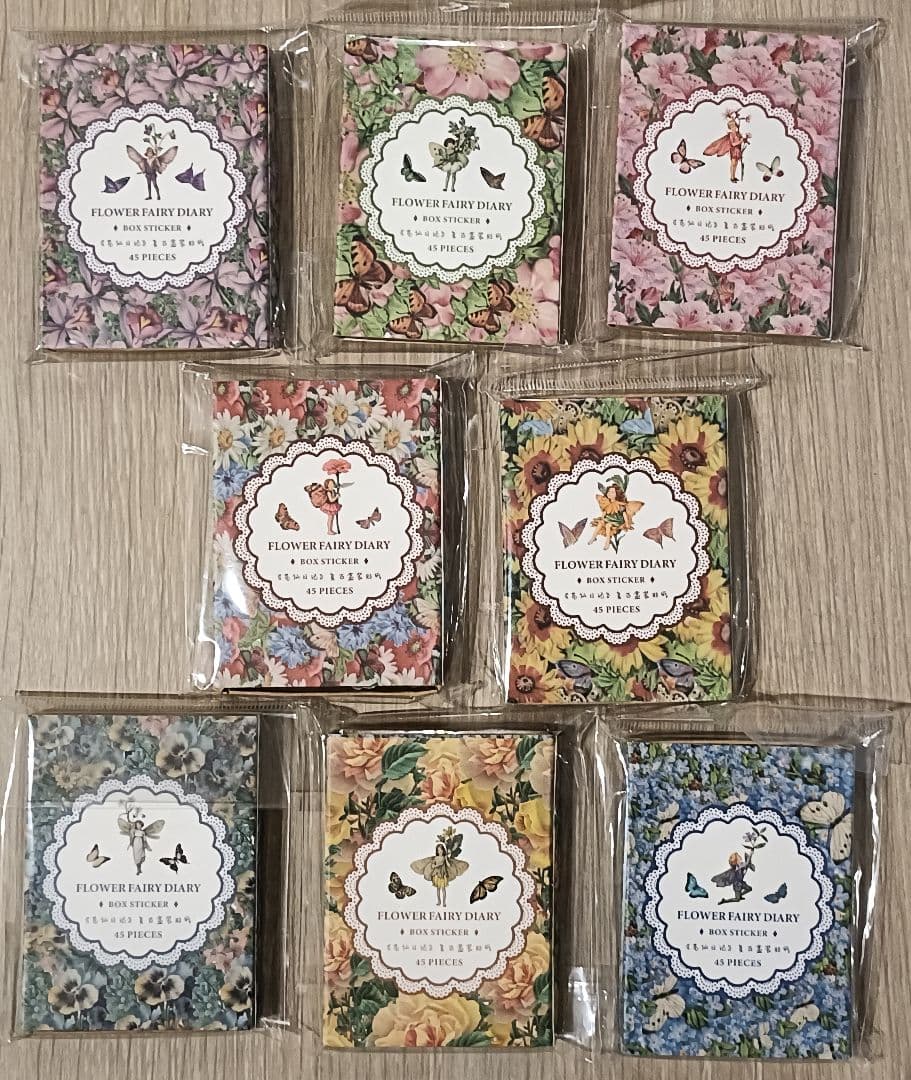 ラスト♡　フラワーフェアリーズ　ステッカー　メモ　44点　まとめ売り