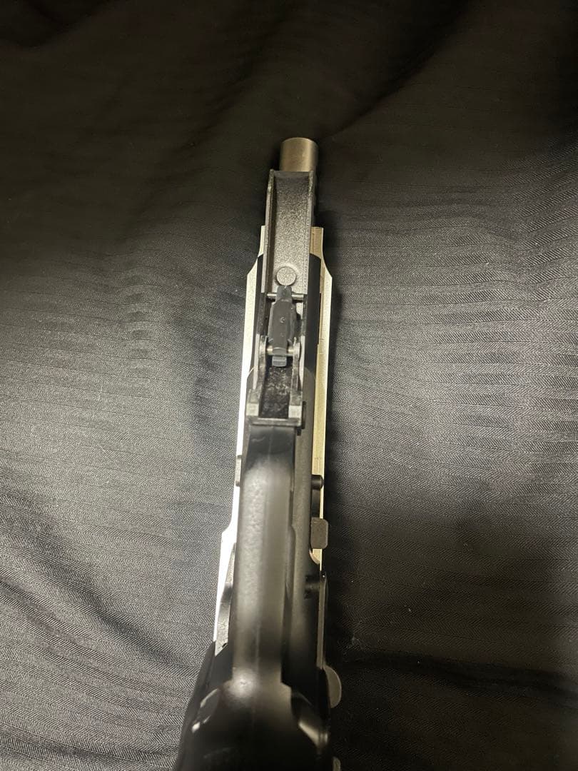 【微カスタム】東京マルイ　電動ガン　M93R シルバースライド　リポ化SBD取付