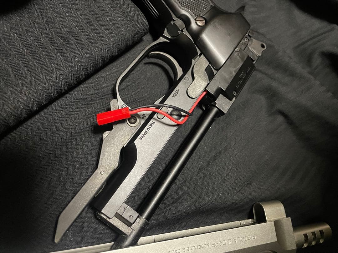 【微カスタム】東京マルイ　電動ガン　M93R シルバースライド　リポ化SBD取付