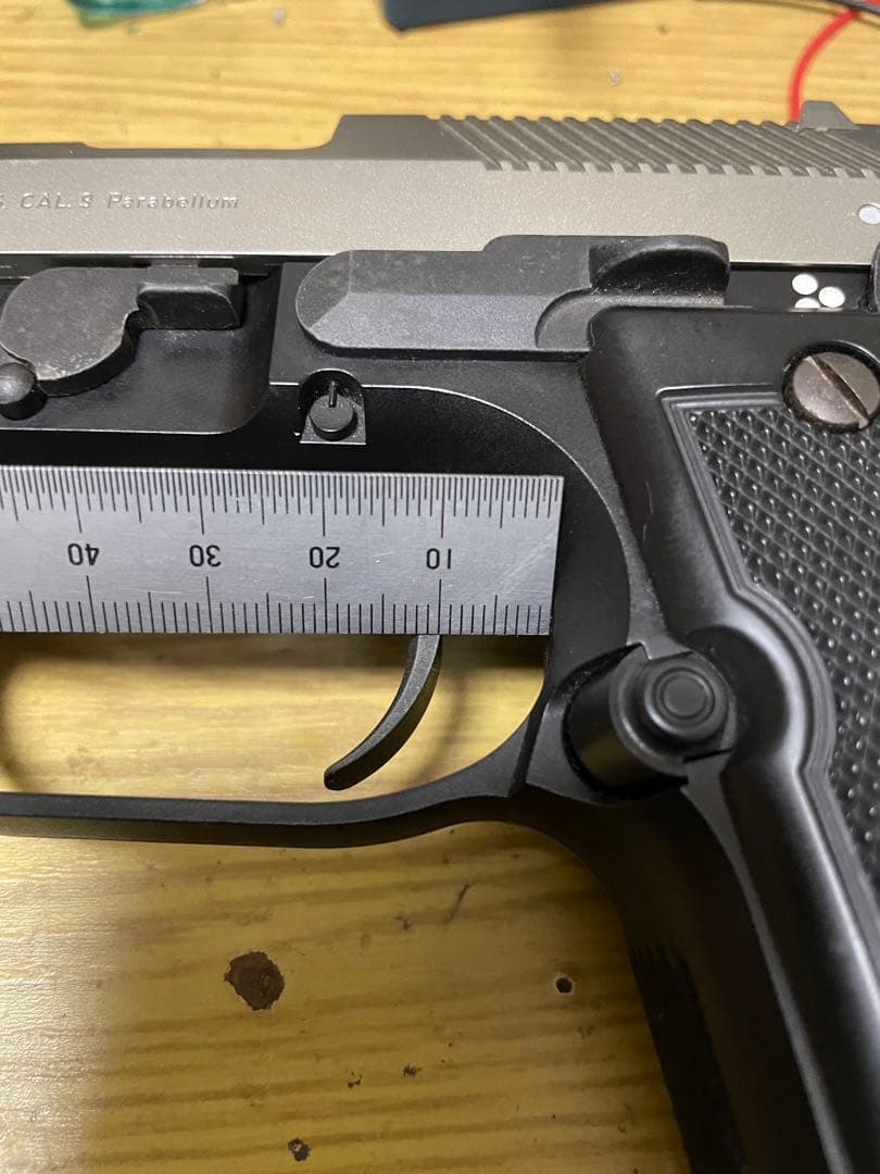 【微カスタム】東京マルイ　電動ガン　M93R シルバースライド　リポ化SBD取付