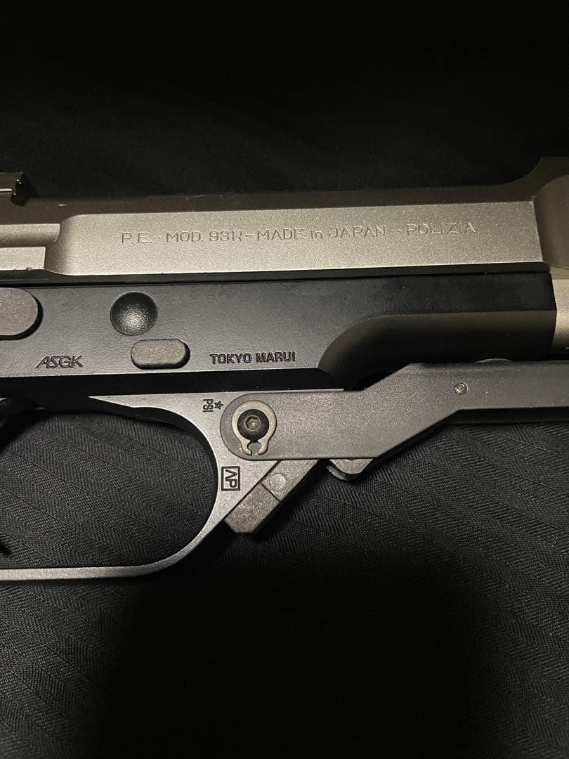 【微カスタム】東京マルイ　電動ガン　M93R シルバースライド　リポ化SBD取付