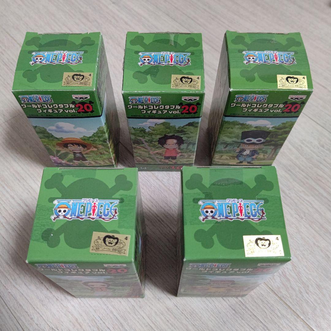 ワンピース ワールドコレクタブル フィギュア vol.20　5体
