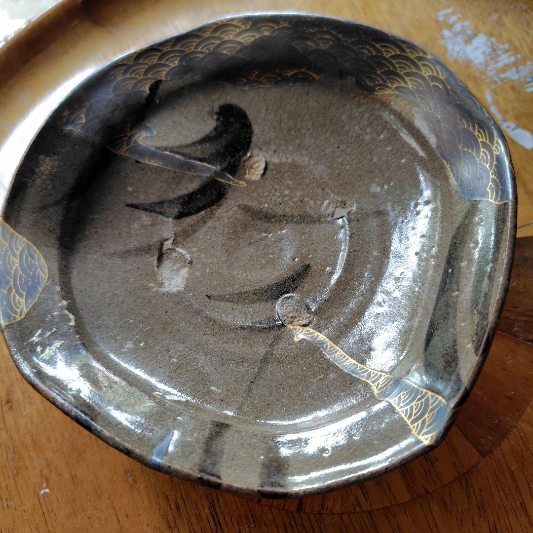 骨董　絵唐津皿　向付け