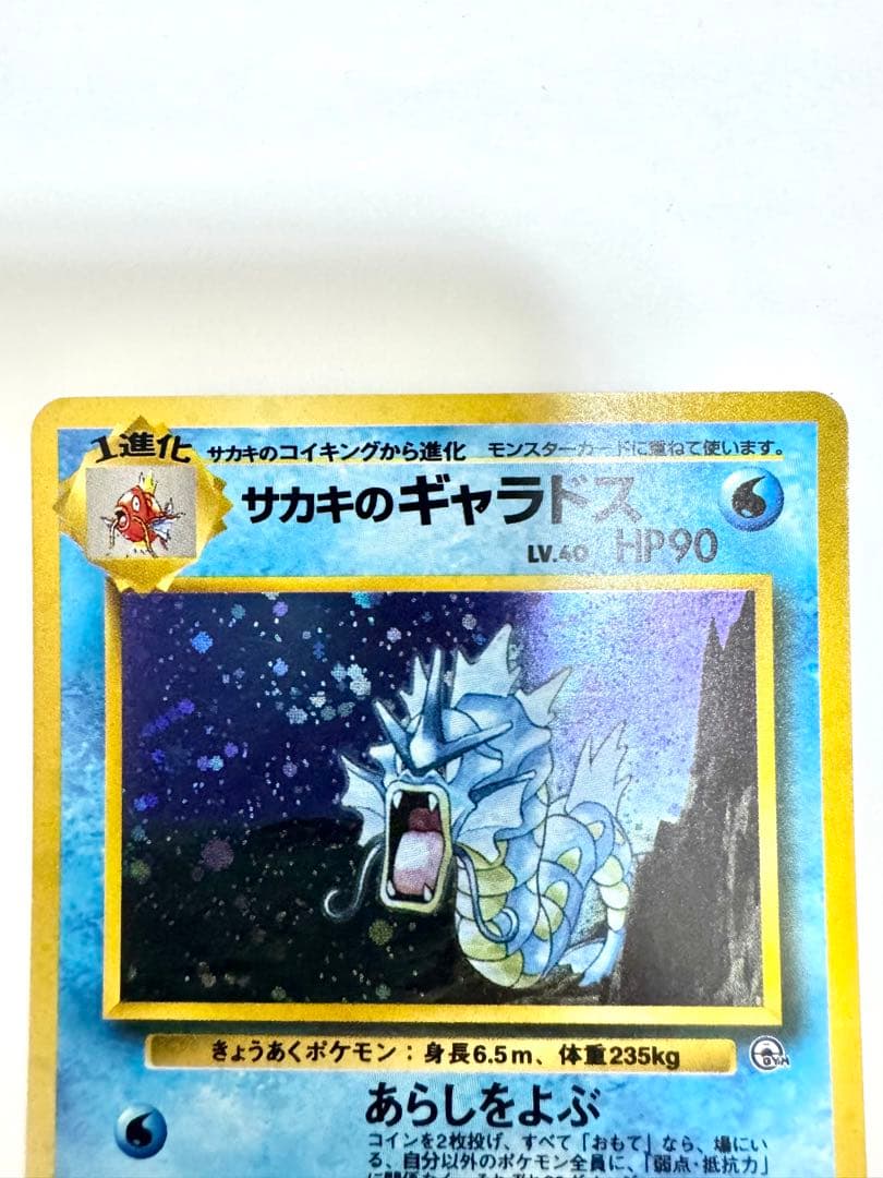 美品【旧裏】サカキのギャラドス ★ ジム拡張第2弾 闇からの挑戦 モンボホロ