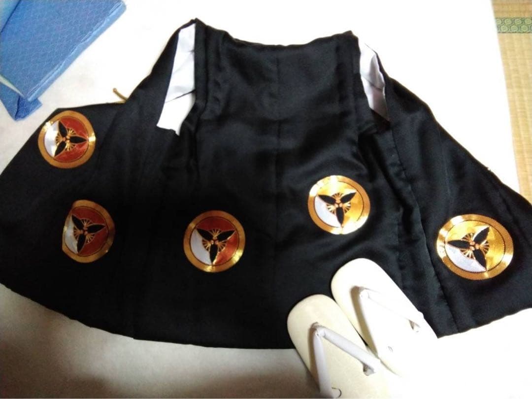 男の子用・3歳向け・正絹・未使用のお着物とお被覆のセット