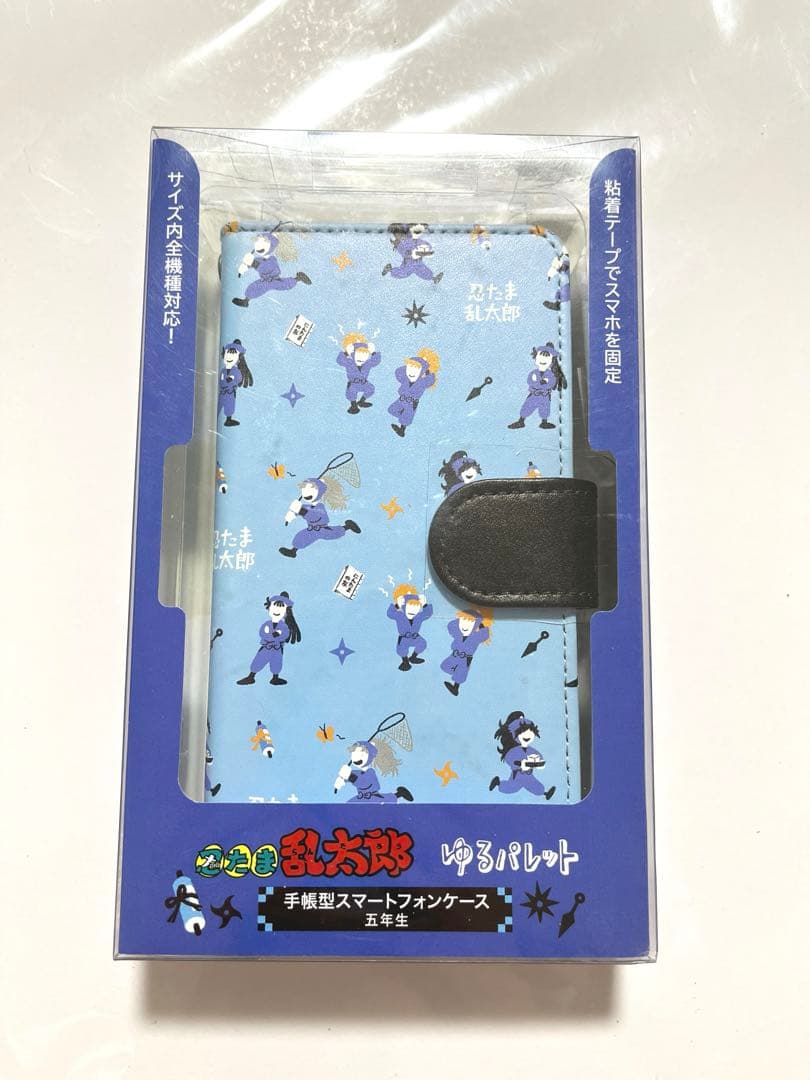 忍たま乱太郎　五年生デザイン　ゆるパレット　スマホケース