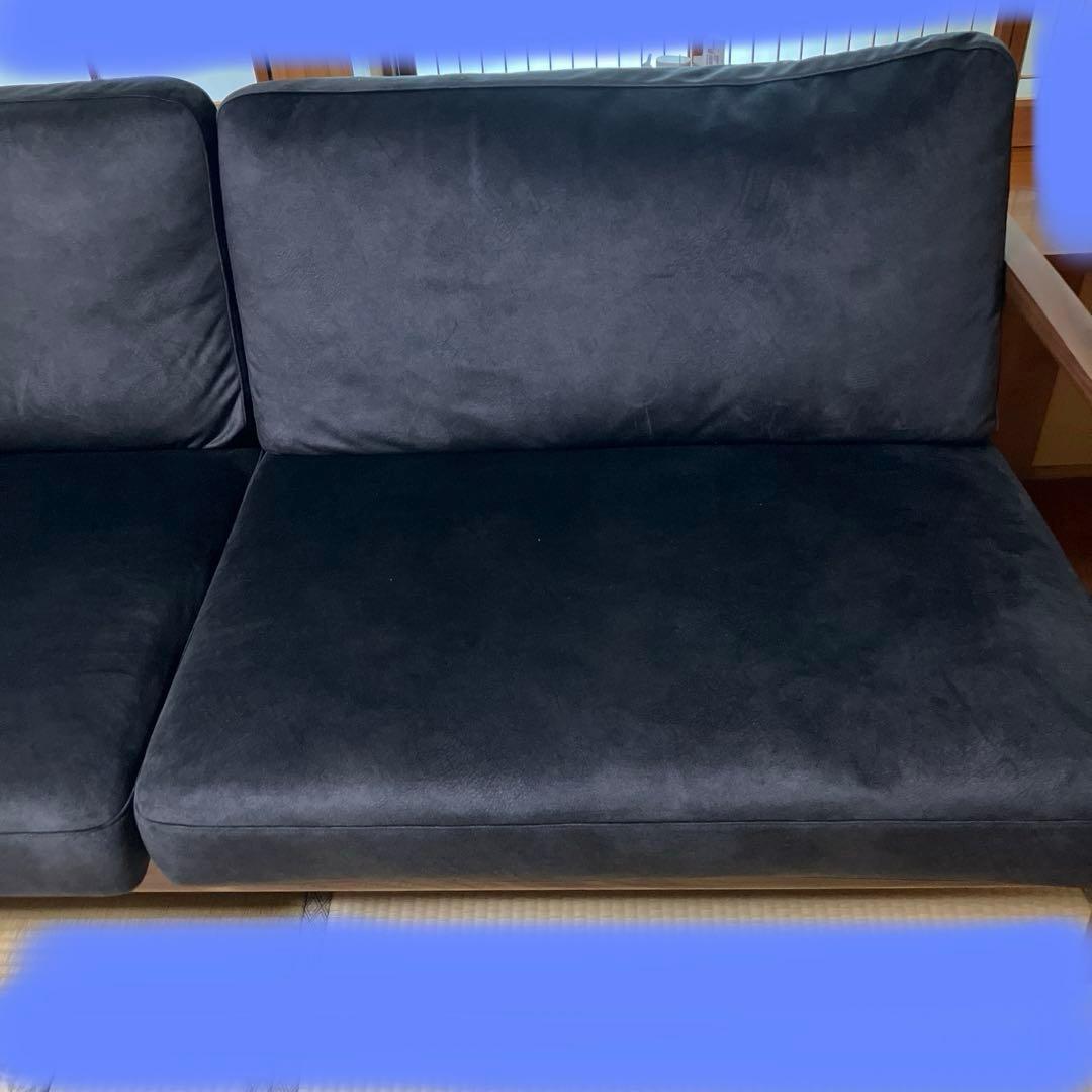 極上美品⭐️FUJI FURNITURE kotiワイド３Pソファ