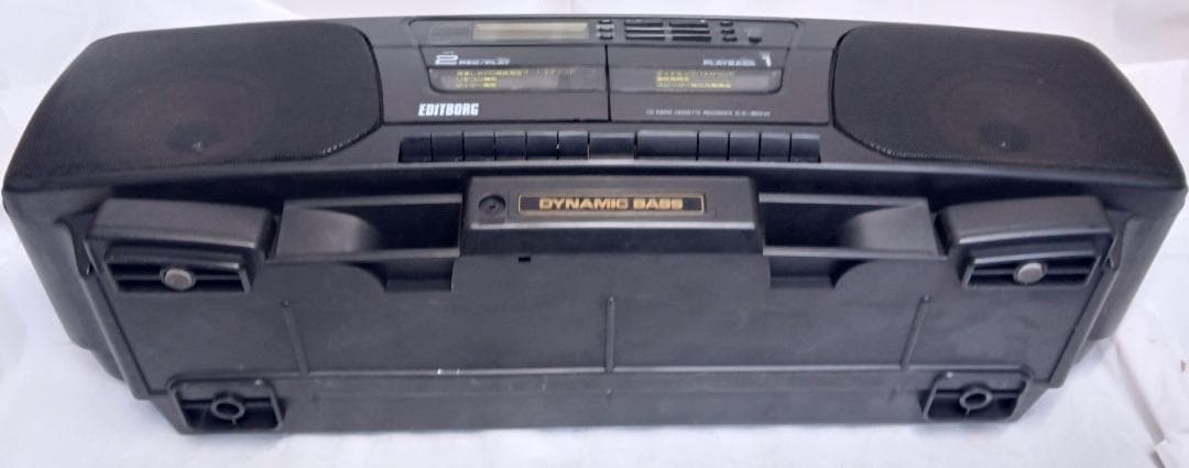 希少品●●HITACHI CDラジカセ・Wカセット（CX-20W)中古動作品●●