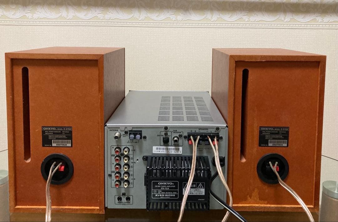 【美品】ONKYO コンポ FR-7GX・リモコン付き【メンテ可動品】