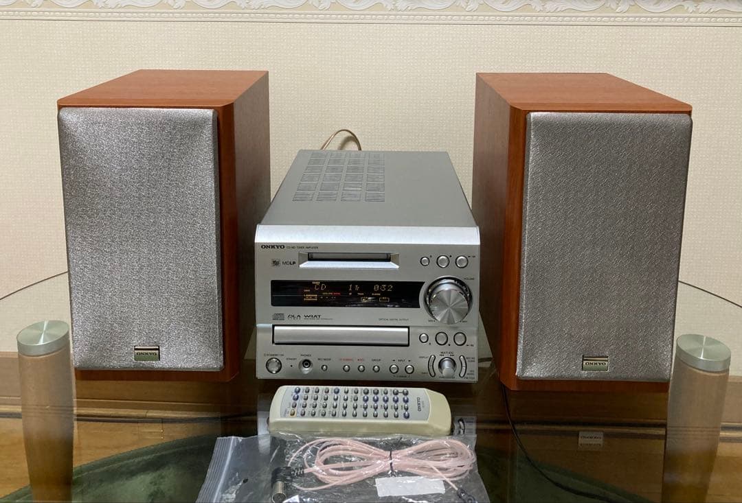 【美品】ONKYO コンポ FR-7GX・リモコン付き【メンテ可動品】
