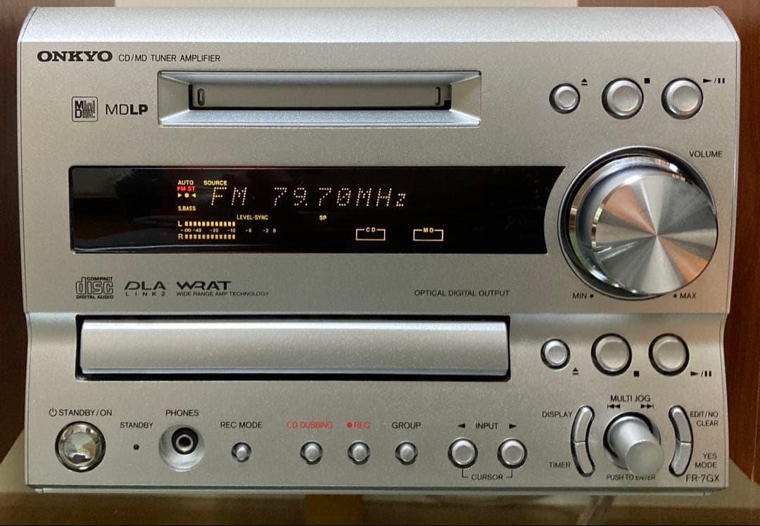 【美品】ONKYO コンポ FR-7GX・リモコン付き【メンテ可動品】
