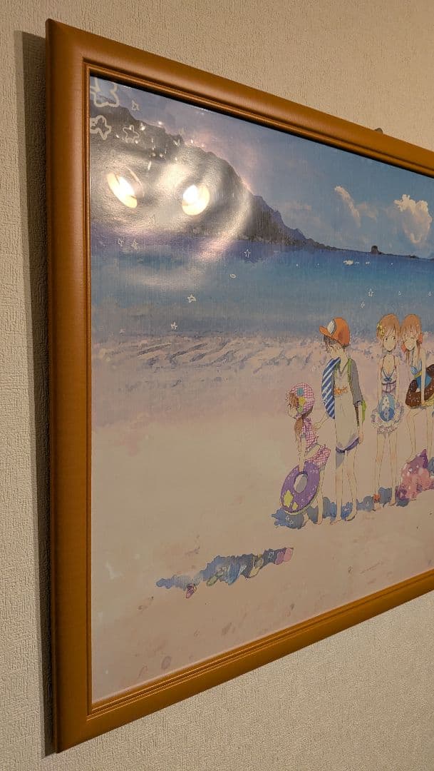 小嶋ララ子 複製原画 外浦海岸とファンタジア 絵師100人展 03