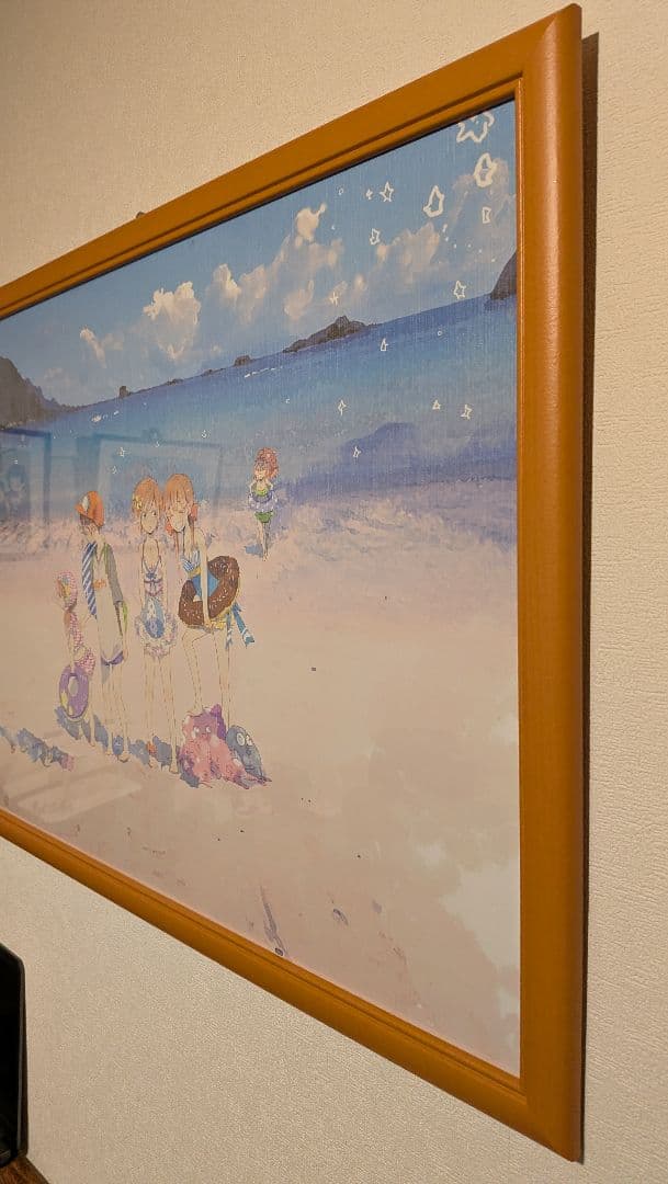 小嶋ララ子 複製原画 外浦海岸とファンタジア 絵師100人展 03
