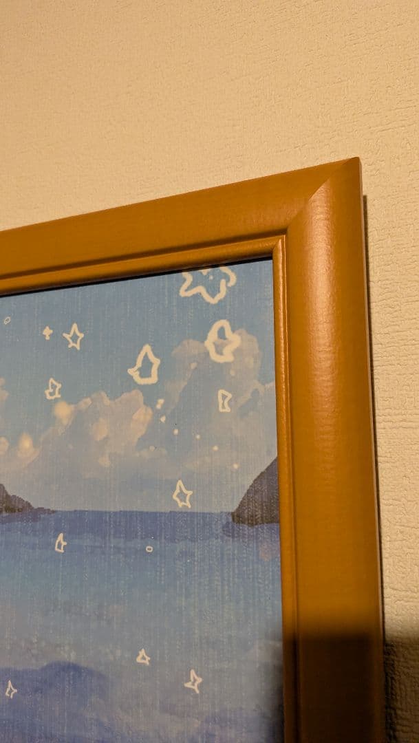 小嶋ララ子 複製原画 外浦海岸とファンタジア 絵師100人展 03