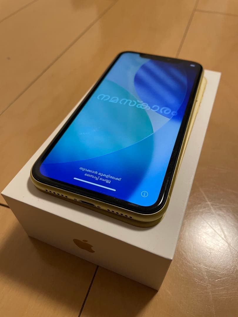 【ジャンク品(バッテリー劣化)】AppleiPhone11本体イエロー(箱付き)