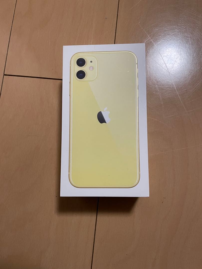 【ジャンク品(バッテリー劣化)】AppleiPhone11本体イエロー(箱付き)