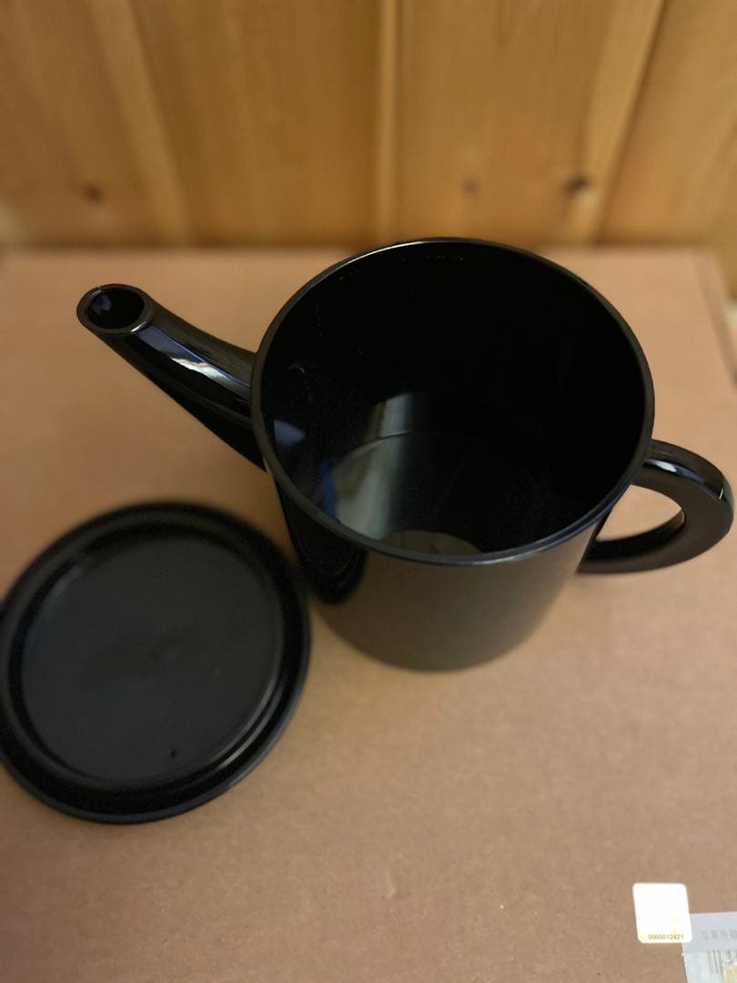 湯桶24個セット 新品 送料込 大サイズ400cc 光沢の黒色 プラスチック製